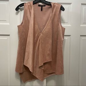 BCBG Velvet Sleeveless Top